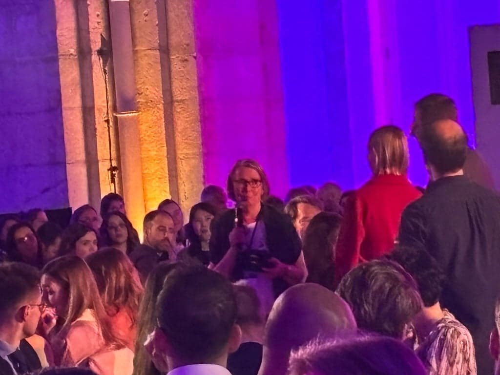 Ingrid receiving the price.JPG